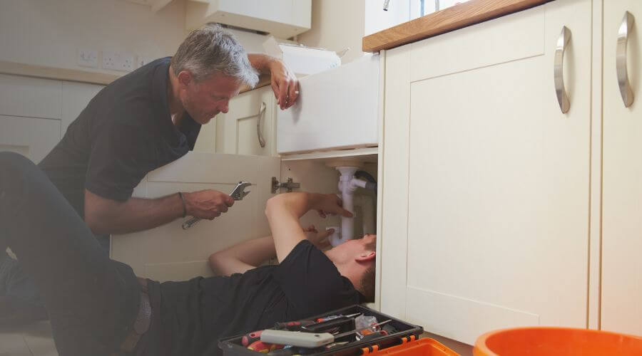 Professional burst pipe repair services in Scotland, TX